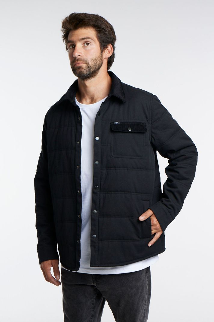 Chaqueta Canvas Negra Toke-7