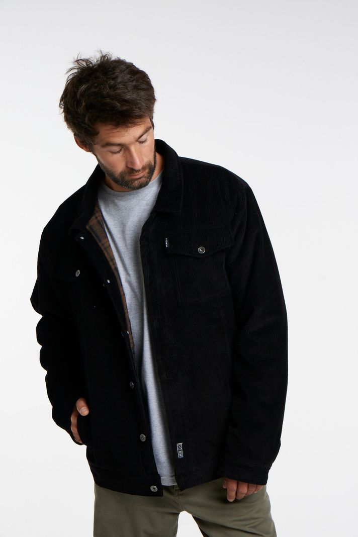 Chaqueta Cotele Negra Toke-1