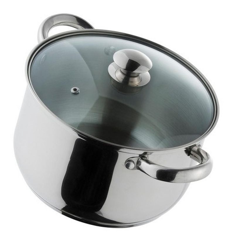 Olla 24 Cm Acero Inoxidable Prime Ilko-2