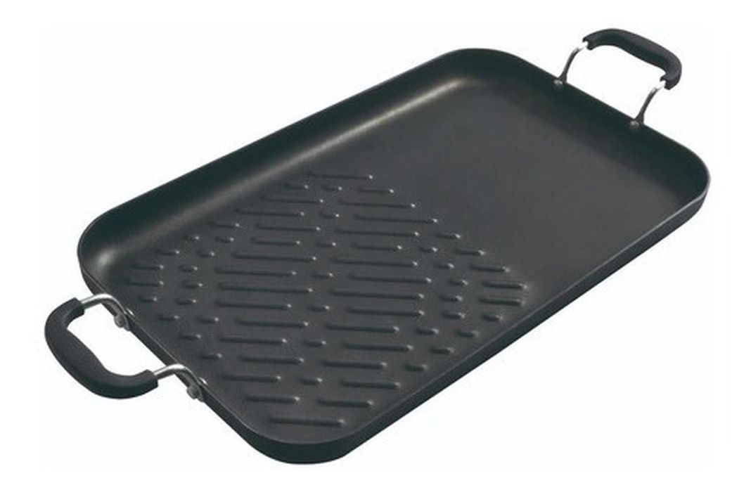 Plancha Doble 46 X 28 Cm Antiadherente Majestic Ilko-0
