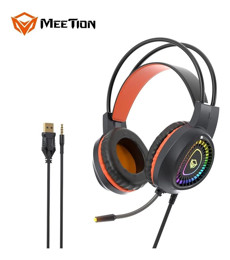 Kit Set Gamer Teclado Mouse Audifonos, Y Mousepad Meetion-1