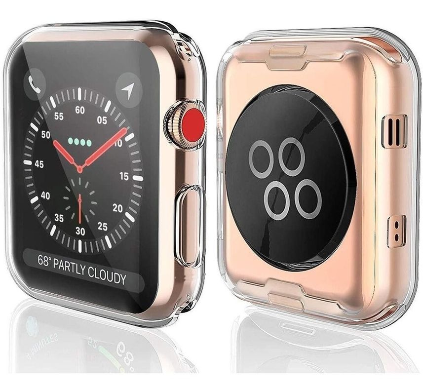 Carcasa Para Apple Watch 44 Mm Gel Transparente-3