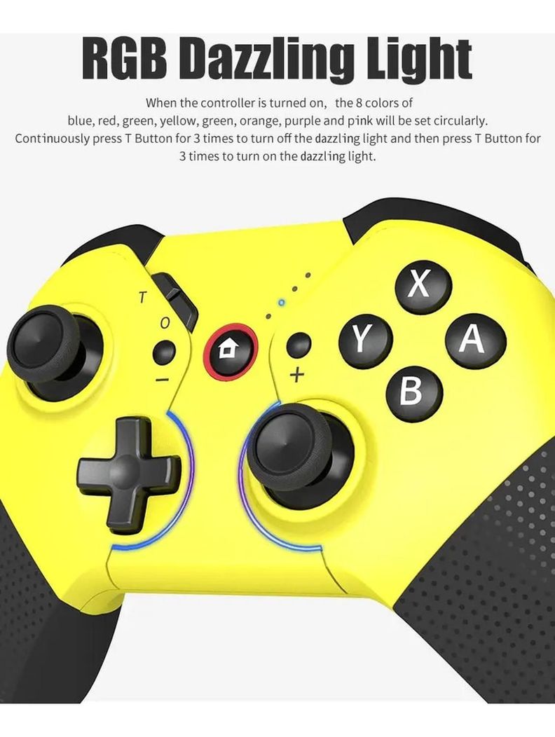 Control Mando Compatible Nintendo Switch Bluetooth Pc-6