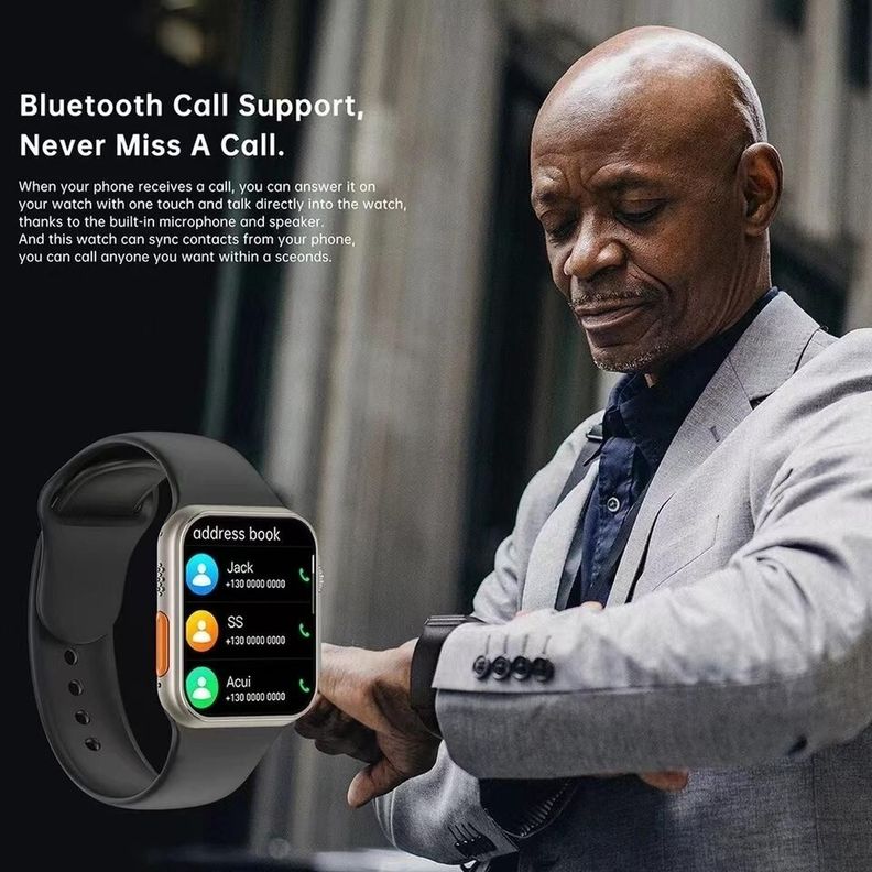 Reloj Inteligente Hello Watch 2 Serie 8 Ultra Nfc Smartwatch-6