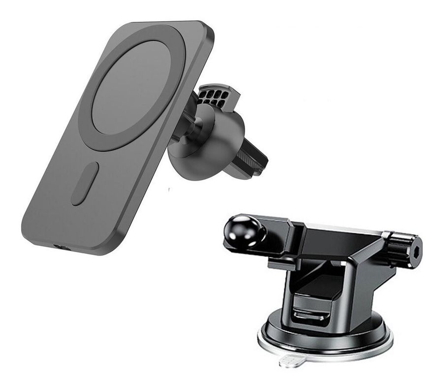 Soporte Celular Auto Para iPhone 12/13 Cargador Inalámbrico-1