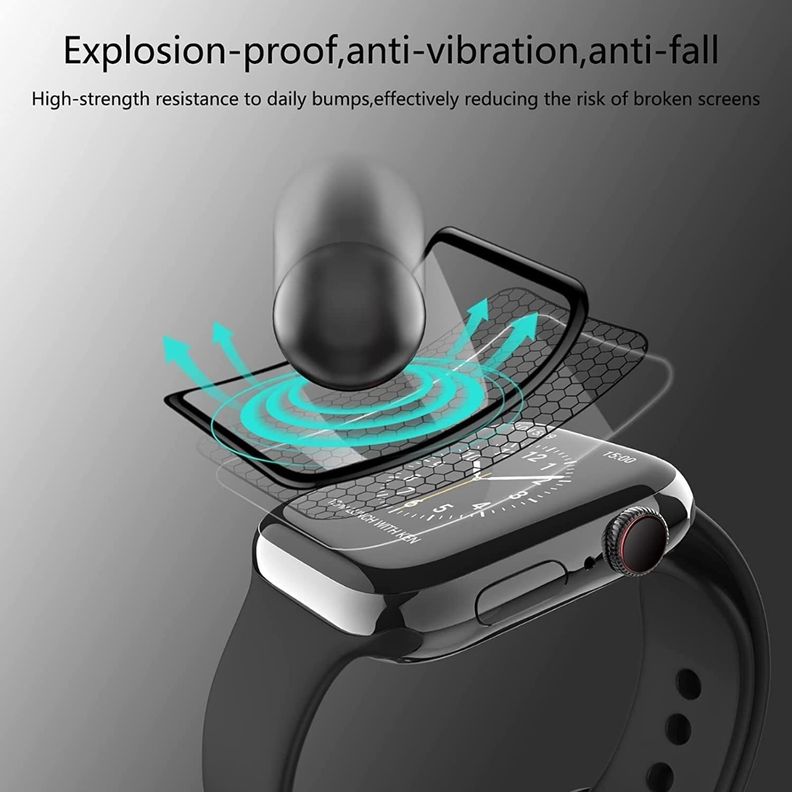 Lamina De Hidrogel Para Apple Watch Serie 7 41/45mm Premium-1