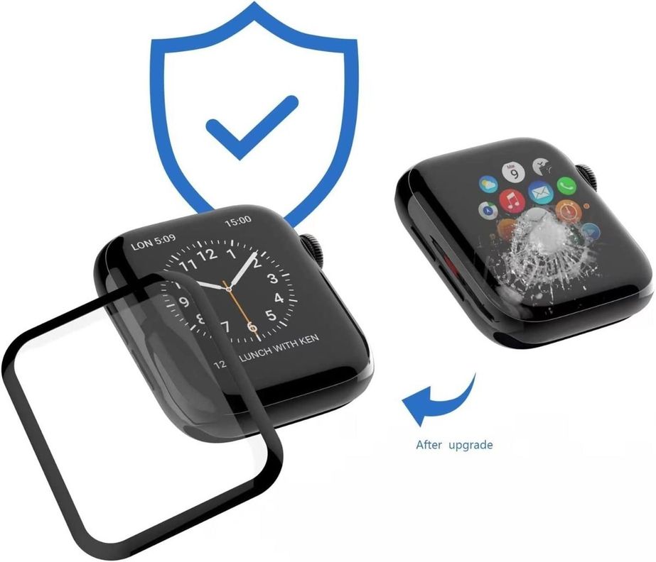 Lamina De Hidrogel Para Apple Watch Serie 7 41/45mm Premium-4