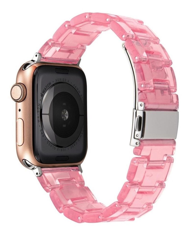 Correa Transparente Para Apple Watch 42/44/45mm De Colores-1