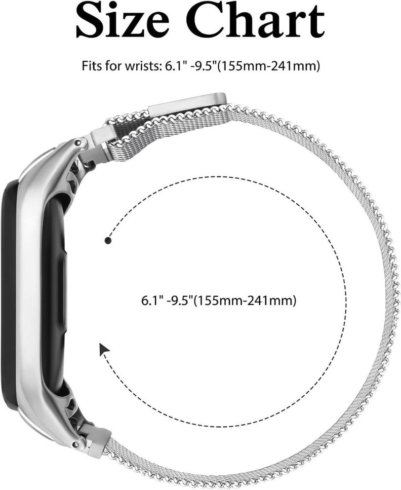 Correa Magnética Acero Inoxidable Para Xiaomi Mi Band 7-1