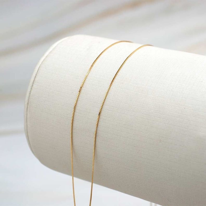 Cadena Veneciana 45cm Oro 18k -1