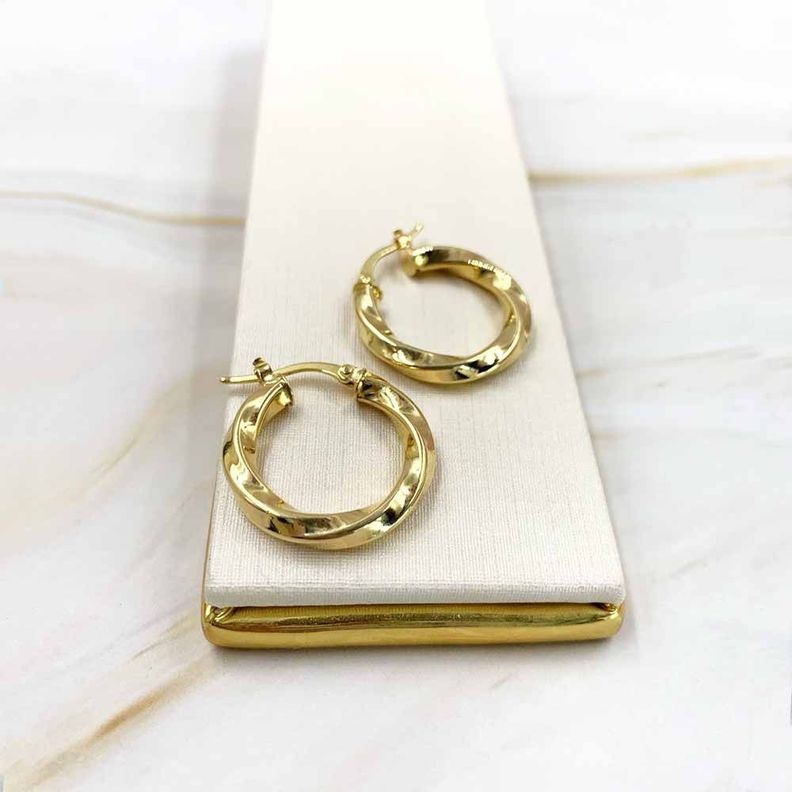 Aro Argolla Catalina Oro 18k -2
