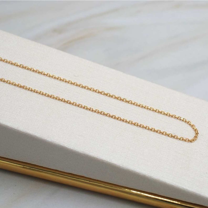 Cadena Forcetina 50cm Oro 18k -3