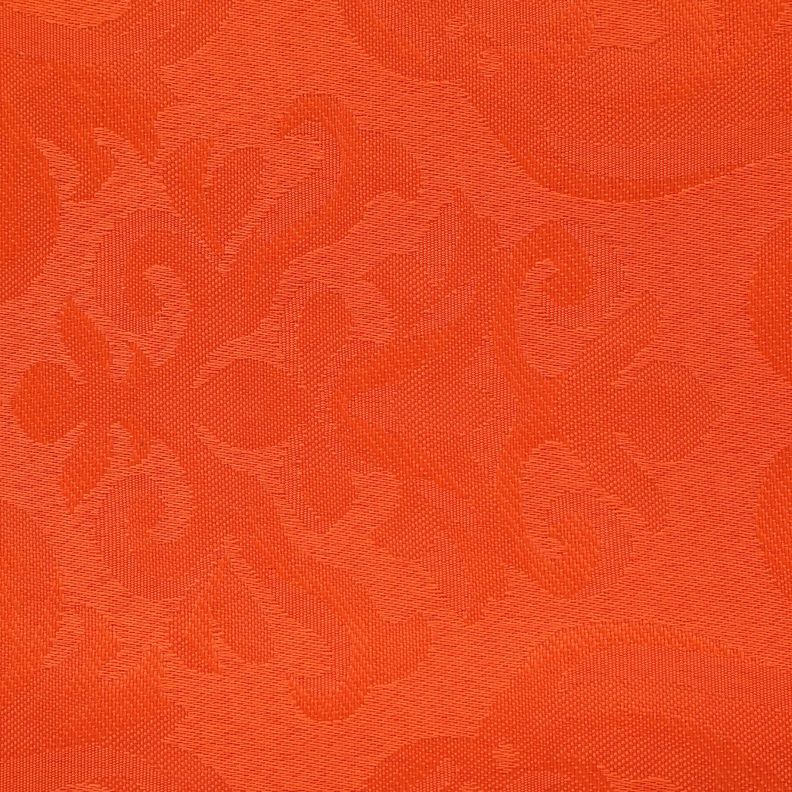 Mantel Cuadrado Flor De Lis Naranjo 150x150 cm-1