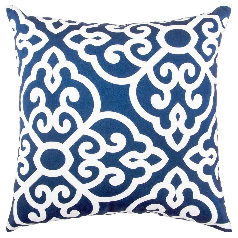 Cojin Mas Funda Decorativa Palais Azul 45x45 Cm