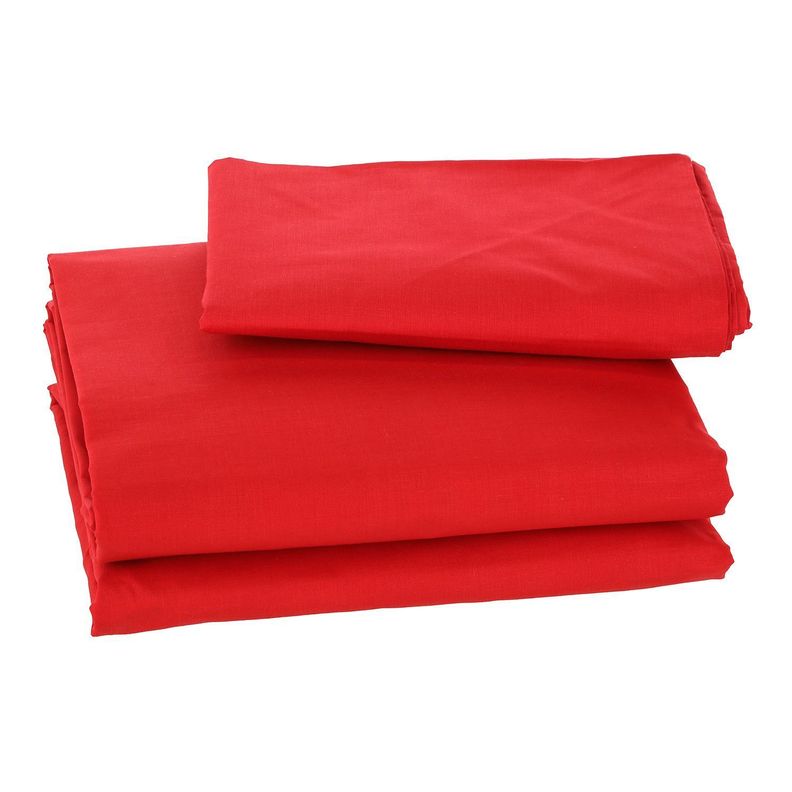 Sàbana Lisa 1.5 Plazas 144 Hilos Rojo-1