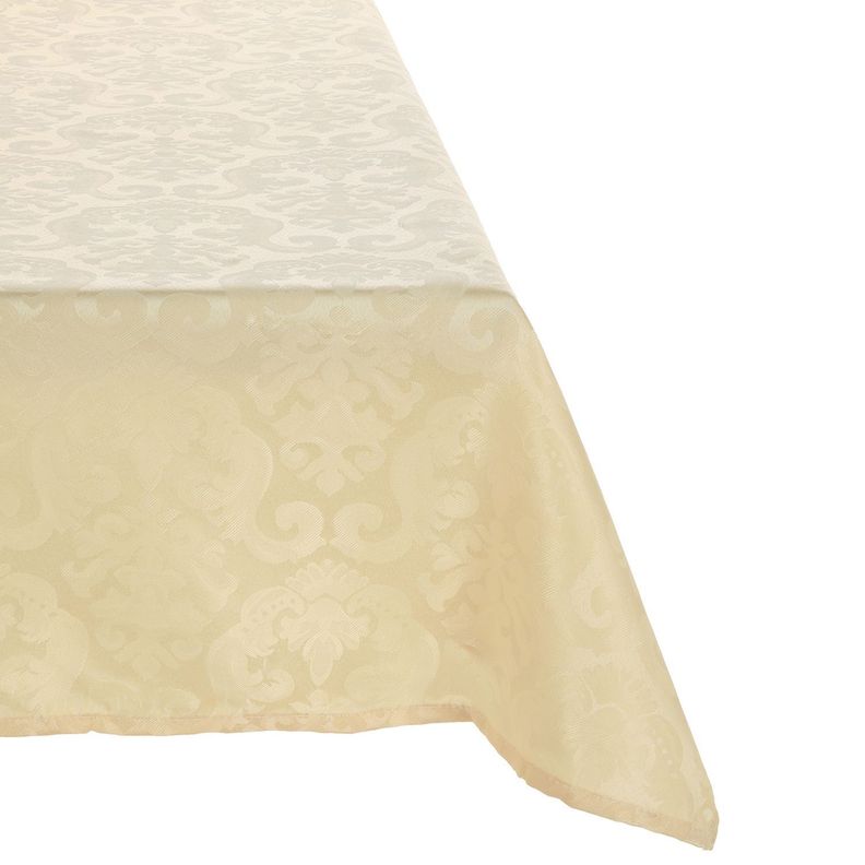 Mantel Rectangular Flor De Lis Crema 140cm x 220cm-0