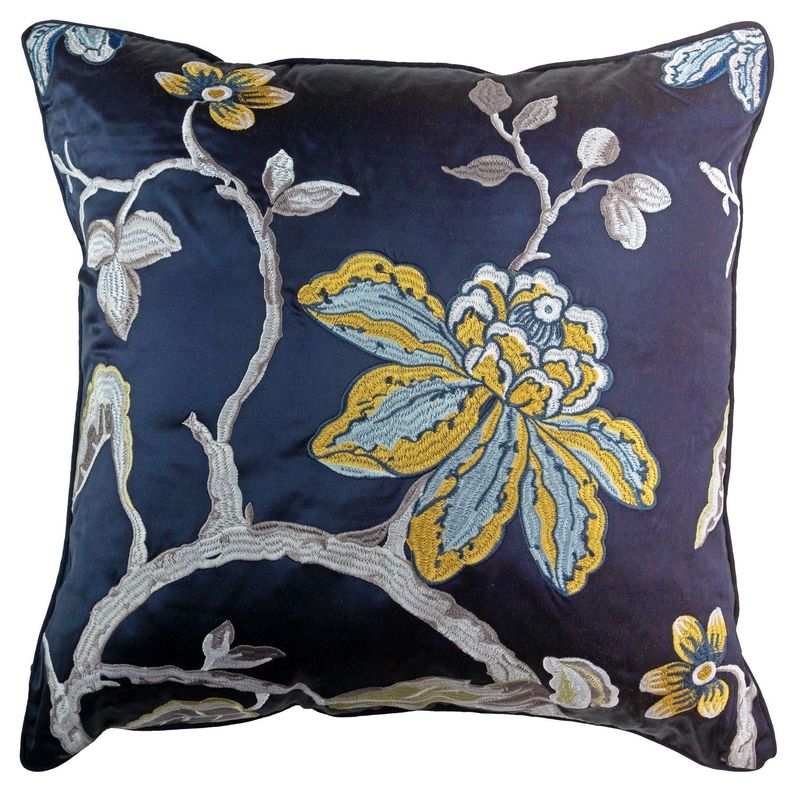 Cojin Mas Funda Decorativa Versalles En Azul 45x45 Cm