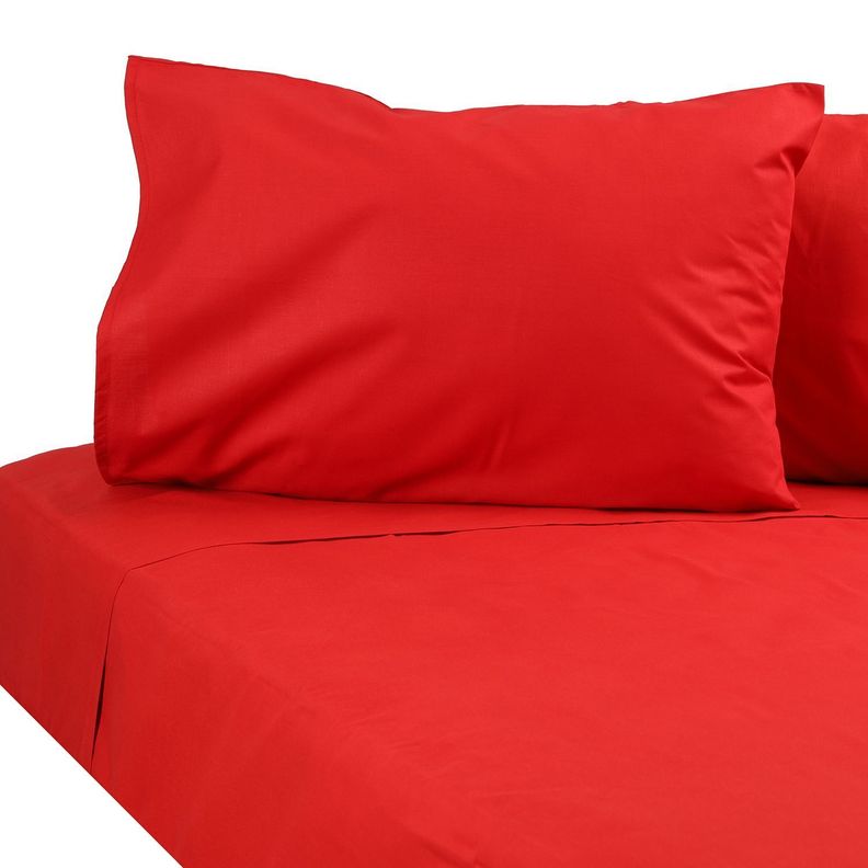 Sabana Lisa  king  144 Hilos Rojo