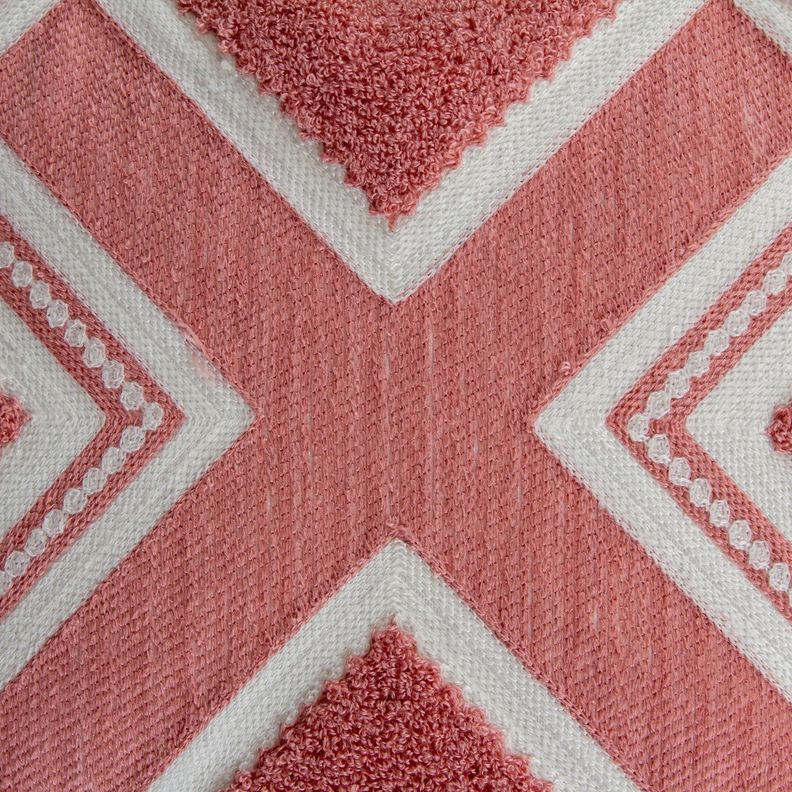 Cojin Mas Funda DecorativaTextura Palo Rosas y Perla 45x45 cm-1