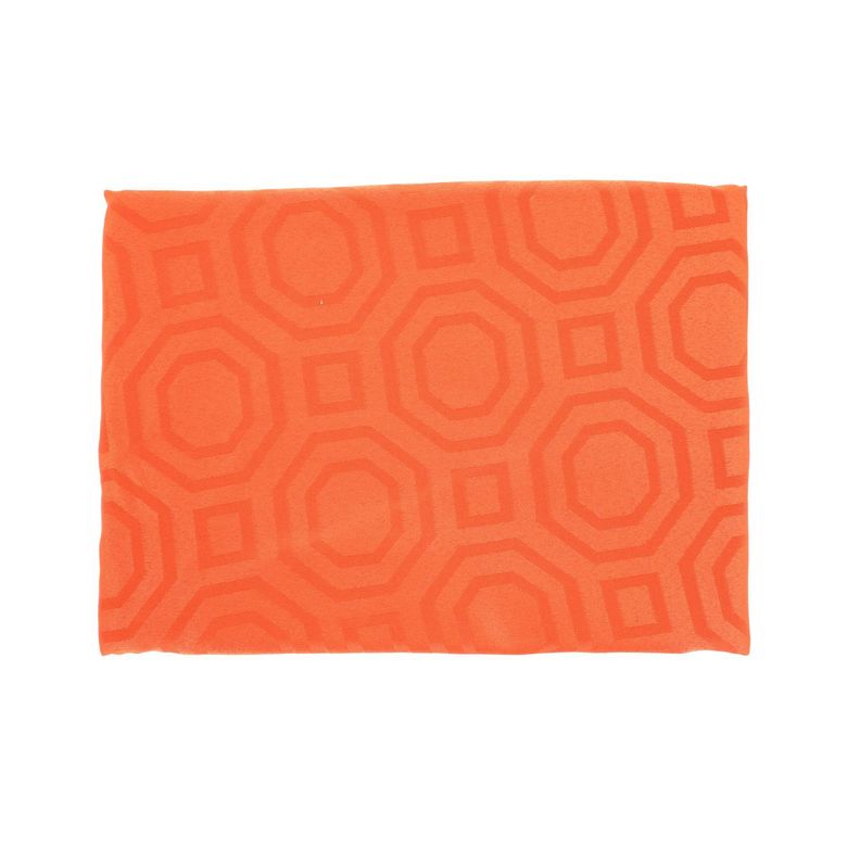 Mantel Cuadrado Geometrico Naranjo 150x150 cm-2