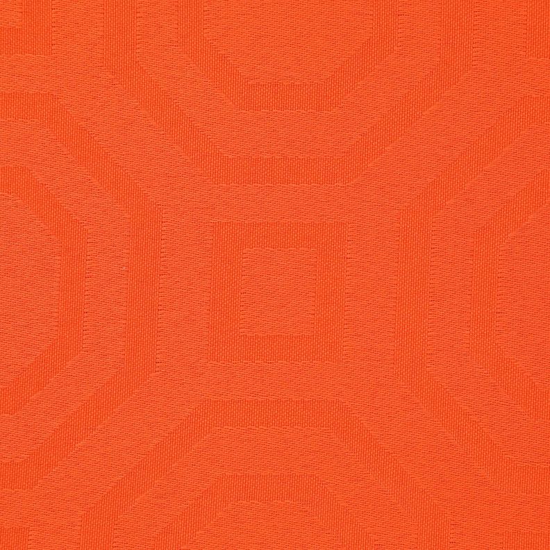 Mantel Cuadrado Geometrico Naranjo 150x150 cm-1