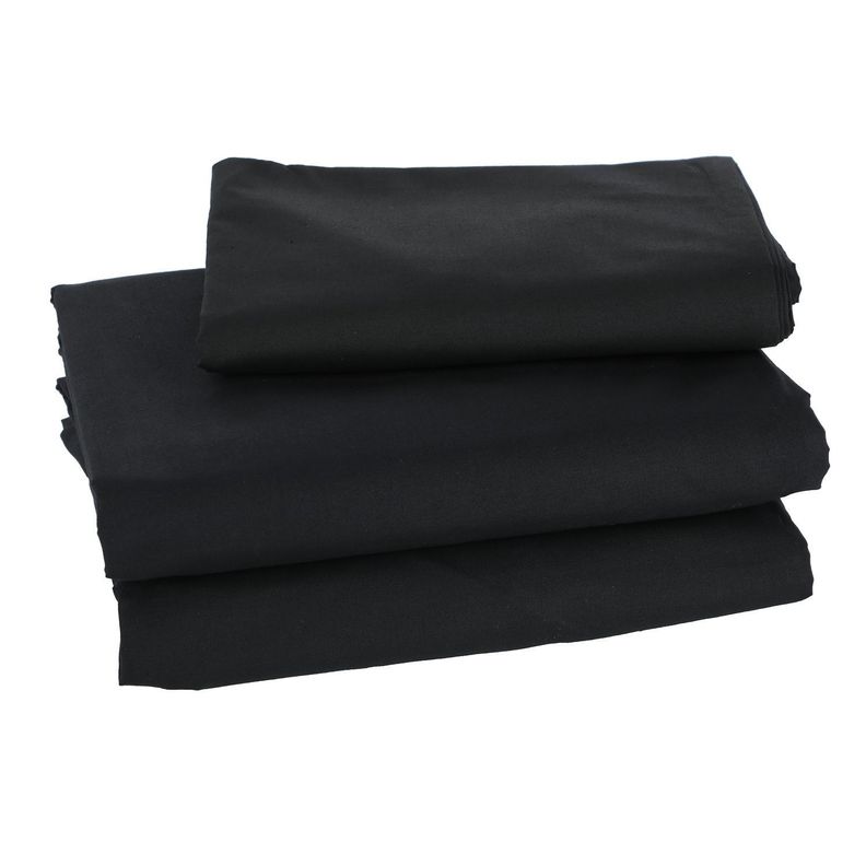 Sàbana Lisa 1.5 Plazas 144 Hilos Negro-1