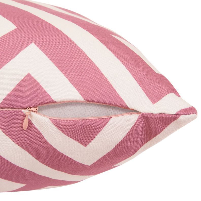 Cojin  Mas Funda Decorativa Geometrico Palo De Rosa 45x45 Cm-2