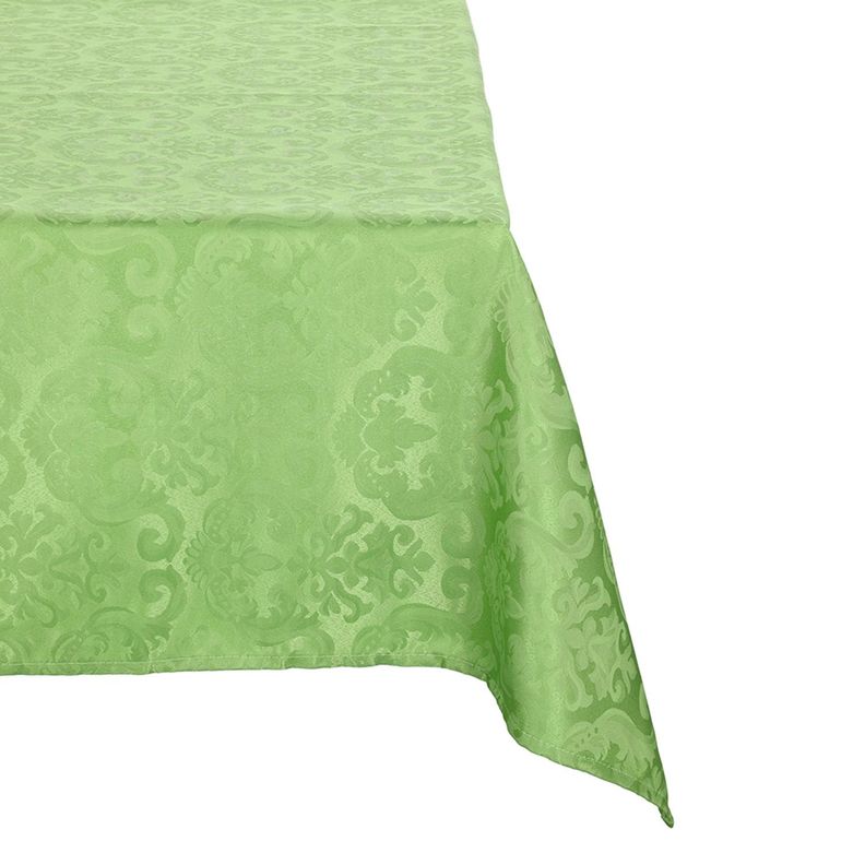 Mantel Rectangular Flor De Lis Verde Claro 140cm x 220cm-0
