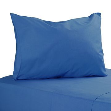 Sabana Lisa 1.5 Plazas 144 Hilos Azul Rey