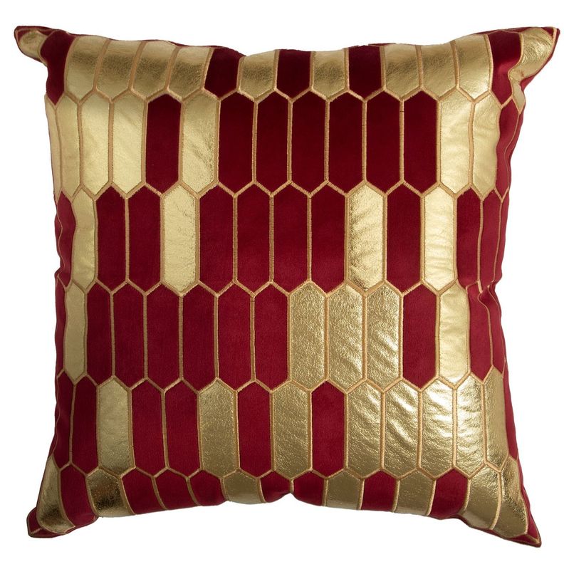 Cojin Mas Funda Decorativa Cleopatra I 45x45 Cm Rojo