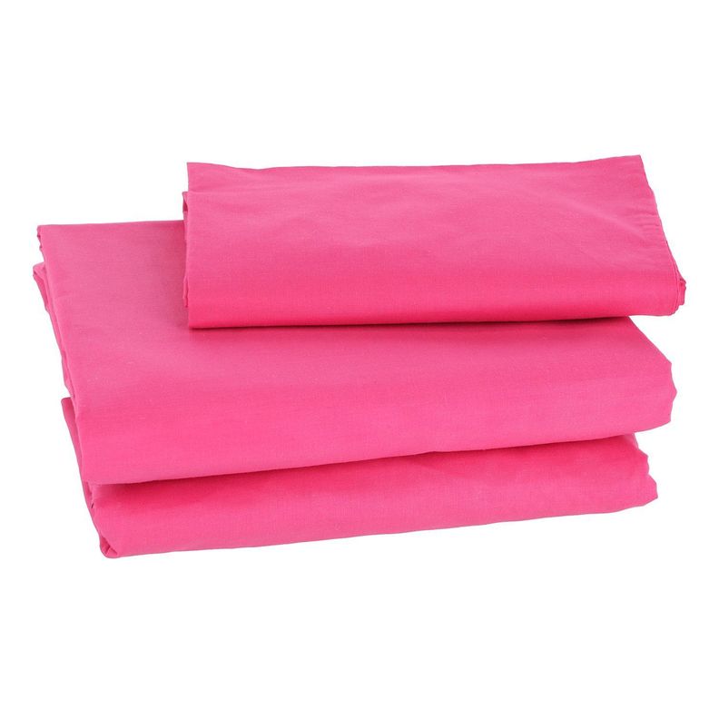 Sàbana Lisa  1.5 Plazas 144 Hilos Fucsia -1