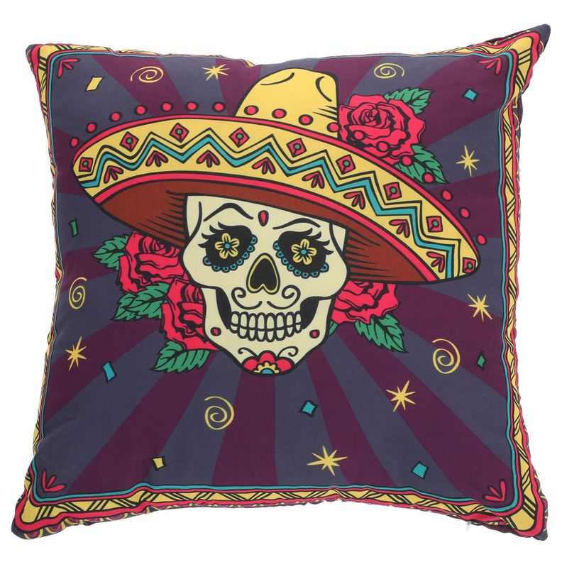Cojin Mas Funda Decorativa Andale Guey 45x45 cm Morado