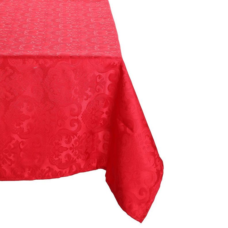 Mantel Rectangular Flor De Lis Rojo 140cm x 220cm-0
