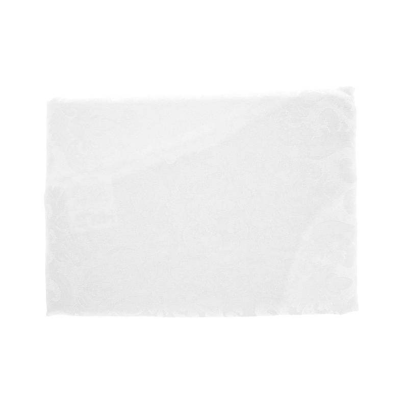 Mantel Rectangular Flor De Lis Blanco 140cm x 220cm-2