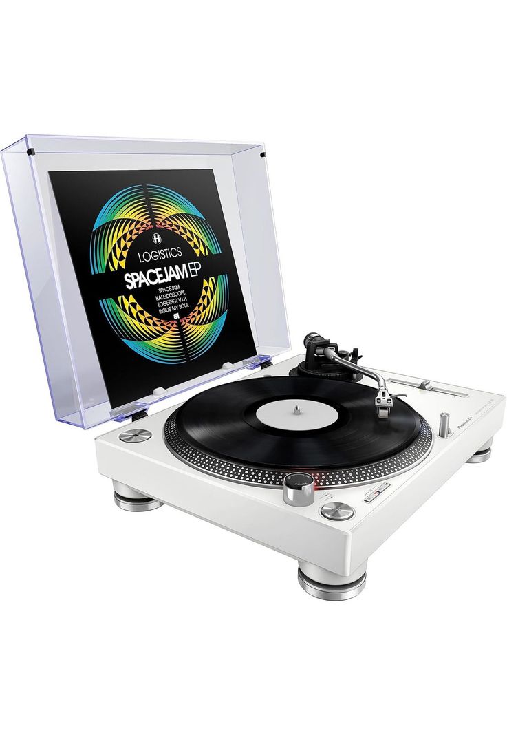 Tornamesa Pioneer DJ PLX-500-W Blanca con Cápsula y Tapa Pioneer
