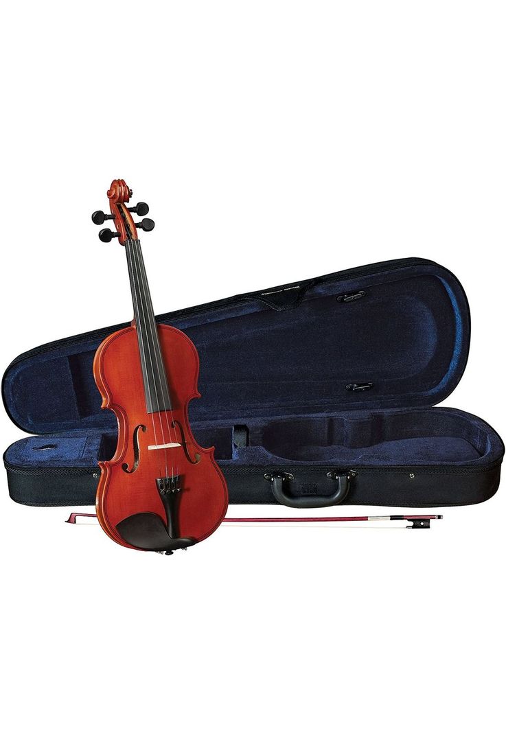 Violin CERVINI HV-100 4/4 con estuche y arco-0