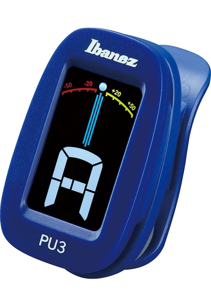 Afinador De Pinza Ibanez Pu3 Azul Diseno 2