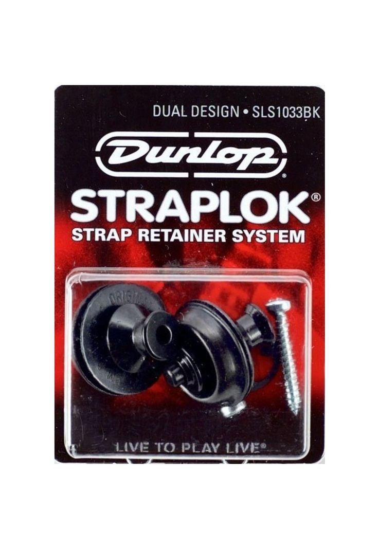 Seguro para correa de instrumento Dunlop SLS1033BK-0