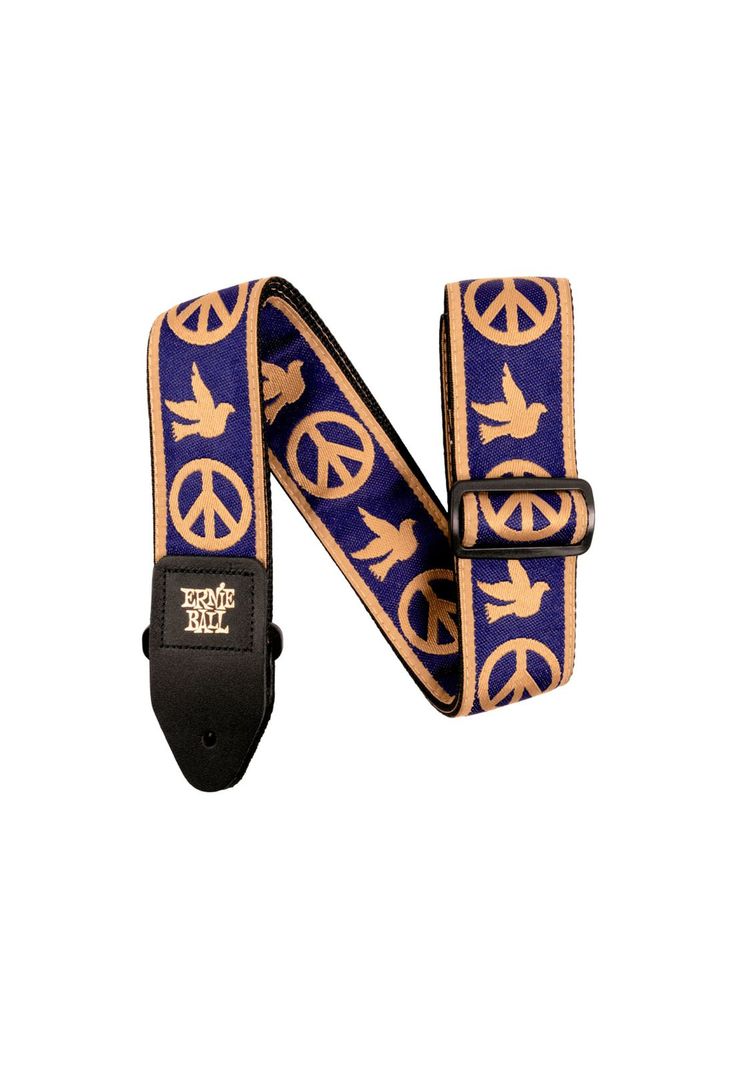 Correa de Guitarra Ernie Ball Peace Love Jacquard P04699 Diseno 2