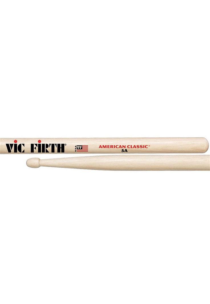 Baqueta Vic Firth 5a Punta De Madera-2