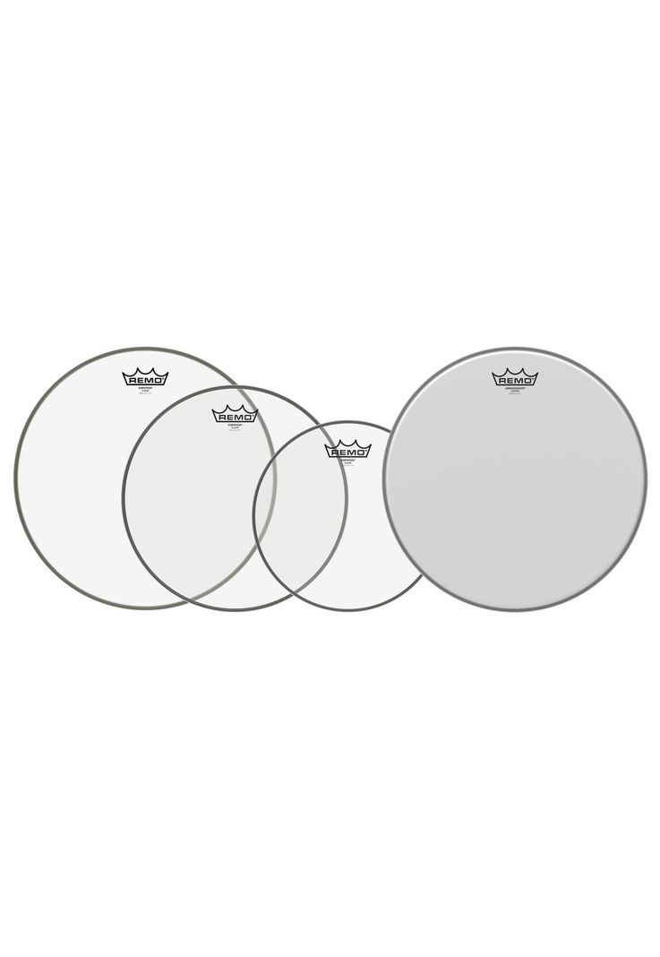 Set de parches Remo PP0240BE 10 12 14 y 14 pulgadas-1