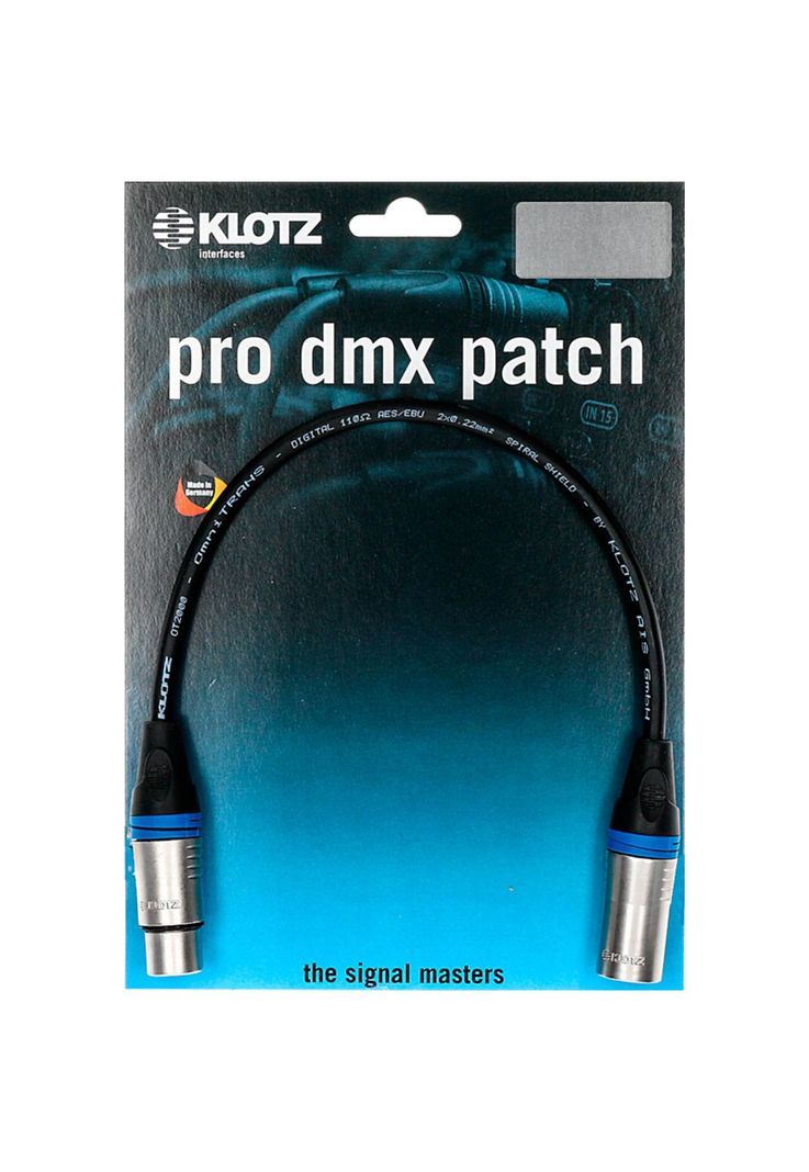 Cable DMX a XLR Klotz LX2-5X1K 30 cm-0