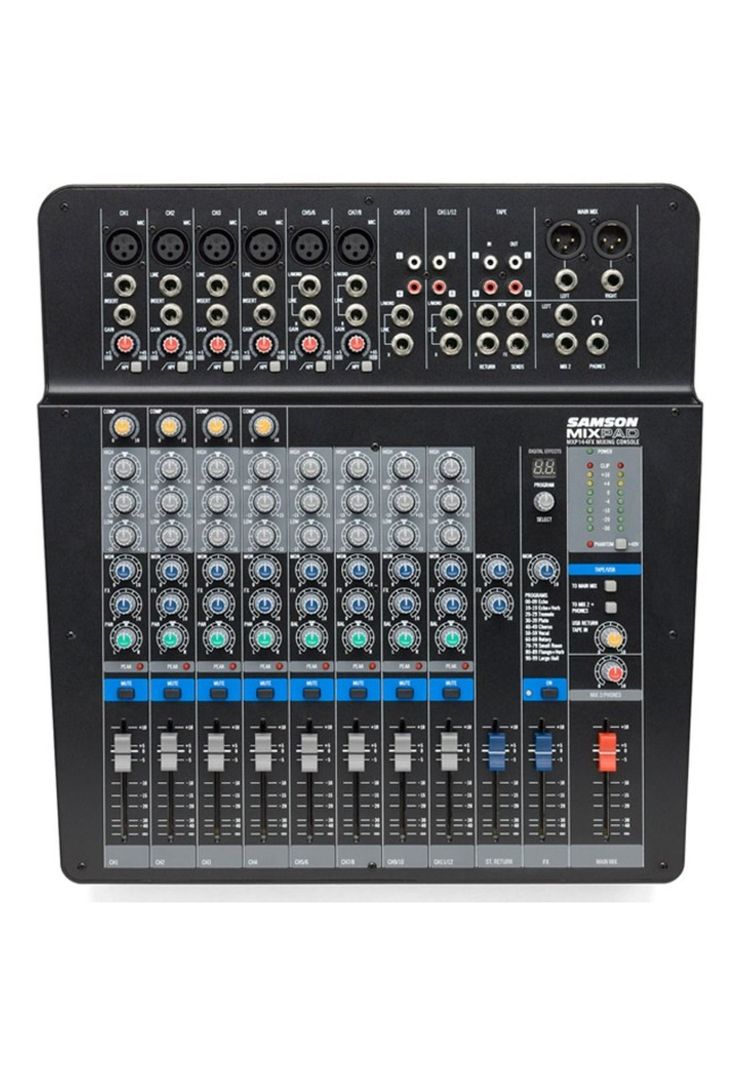Mixer Samson MXP144FX con efectos y conexión USB-0