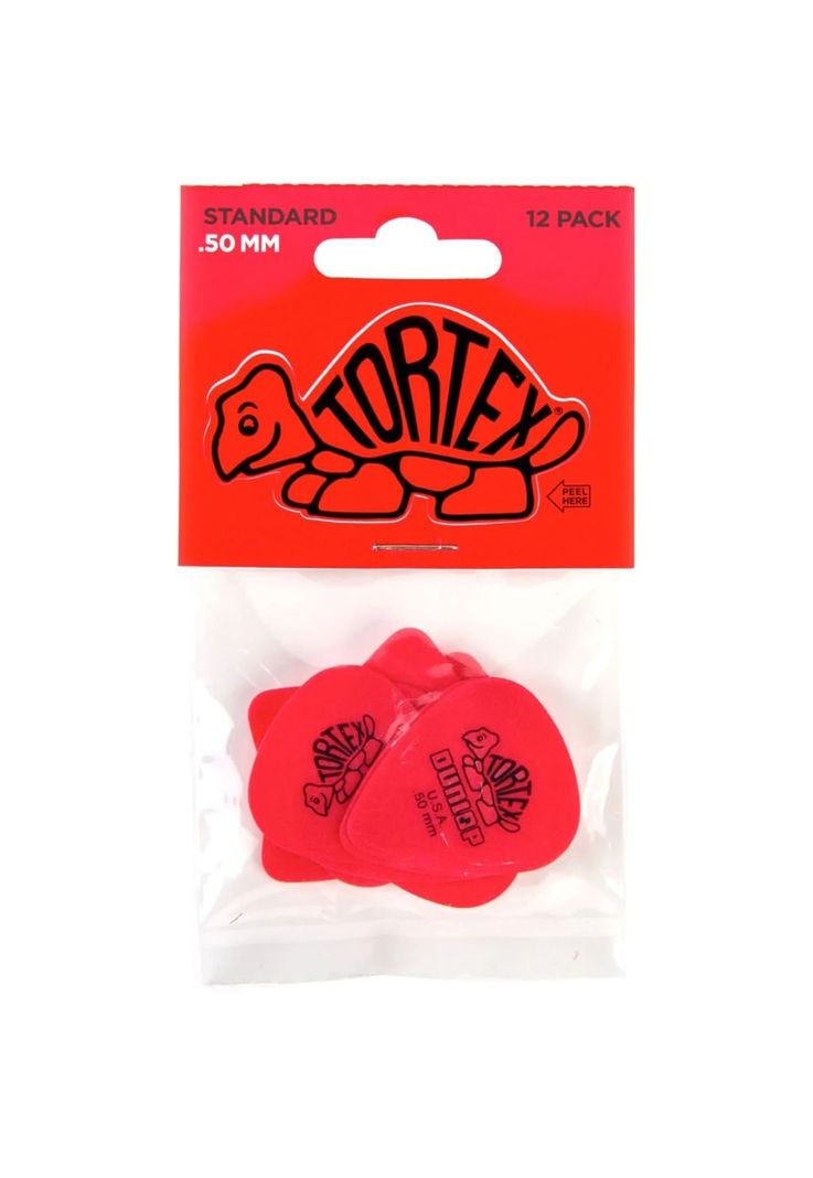 Pack de 12 uñetas Dunlop 418P.50 Tortex-1