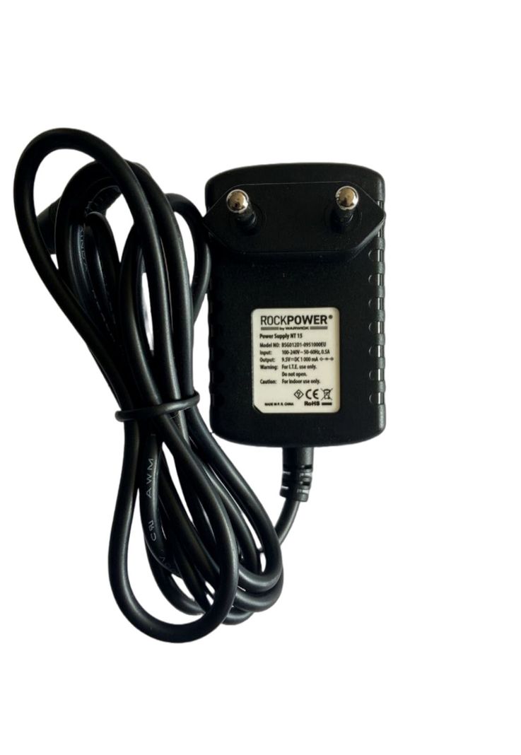 Fuente de poder Rockbag para teclado teclado 9,5 V DC RPNT15 EU-1