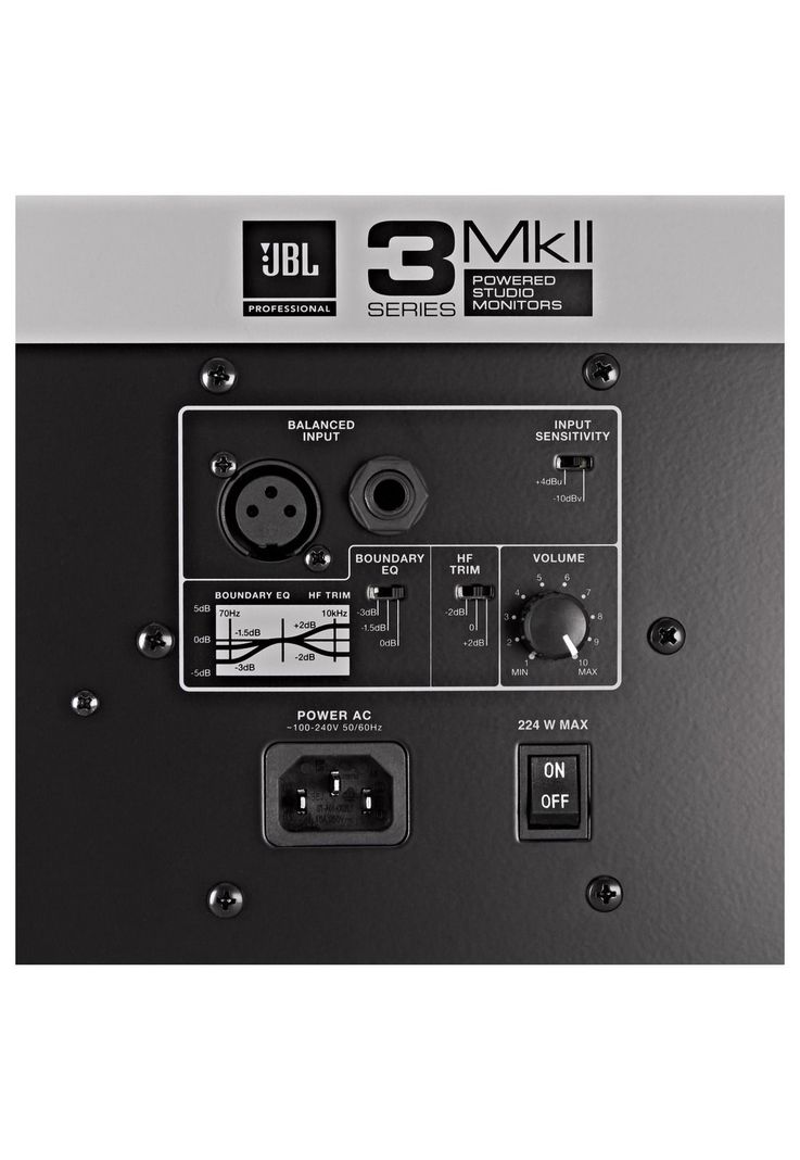 Monitor activo JBL 308P MKII negro-2