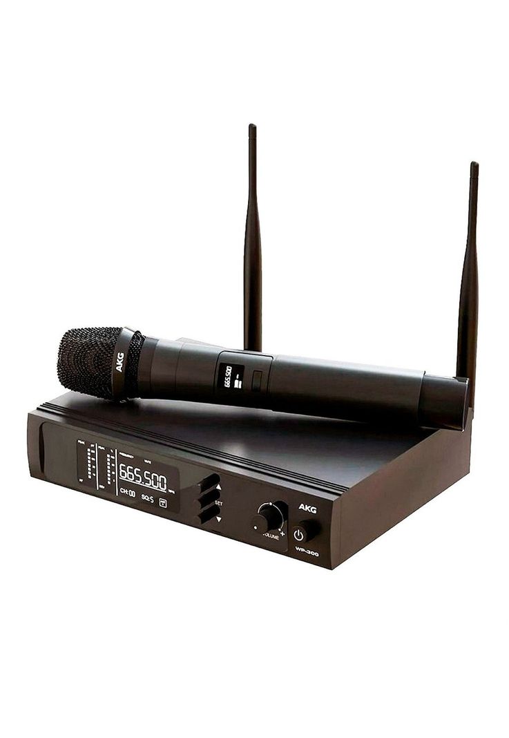 Microfono inalambrico Vocal de mano AKG WP300 Digital FM Negro