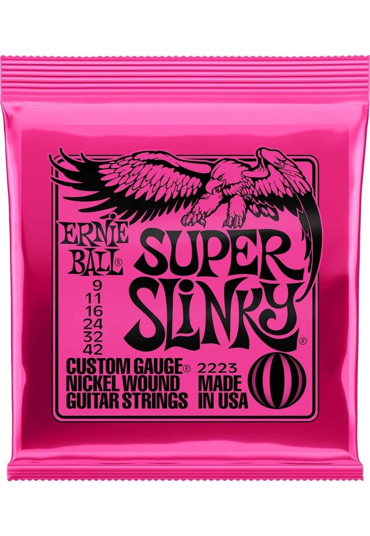 Set de Cuerdas guitarra eléctrica 009 Ernie Ball 2223 SUPER-0