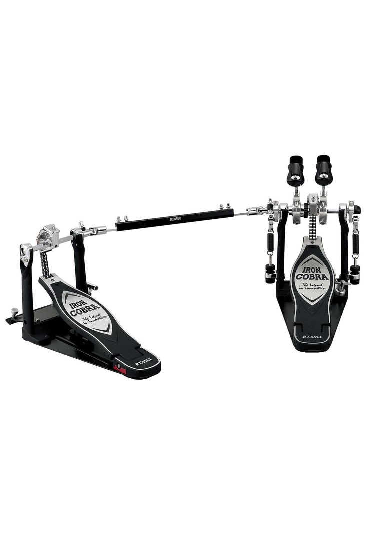Pedal de bombo doble Tama HP900PWN Iron Cobra incluye case-0