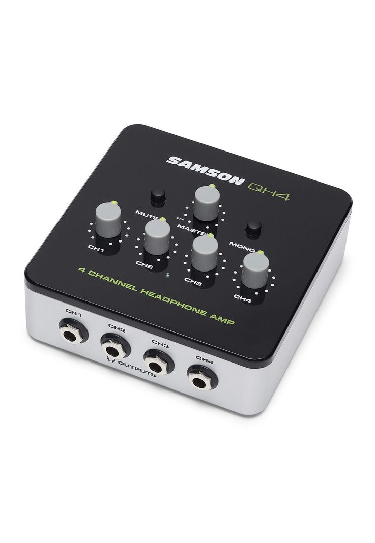 Amplificador de audifonos Samson QH4 Diseno 2